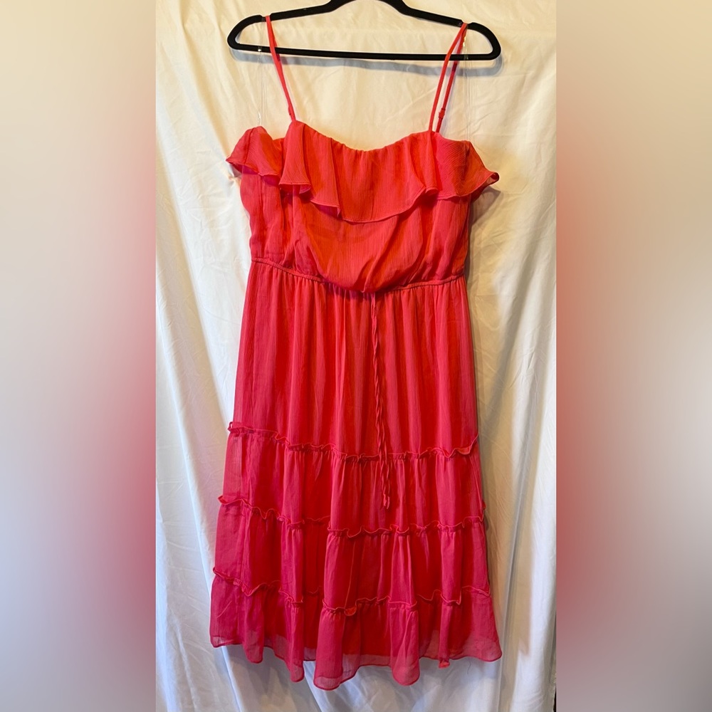 ✨Trixxi | Red Tiered Maxi Dress